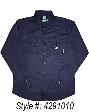 Navy Blue Button Down Shirt